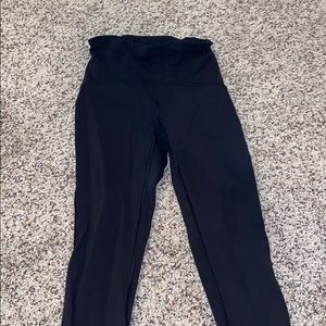 Lululemon cropped leggings. Size 2.
